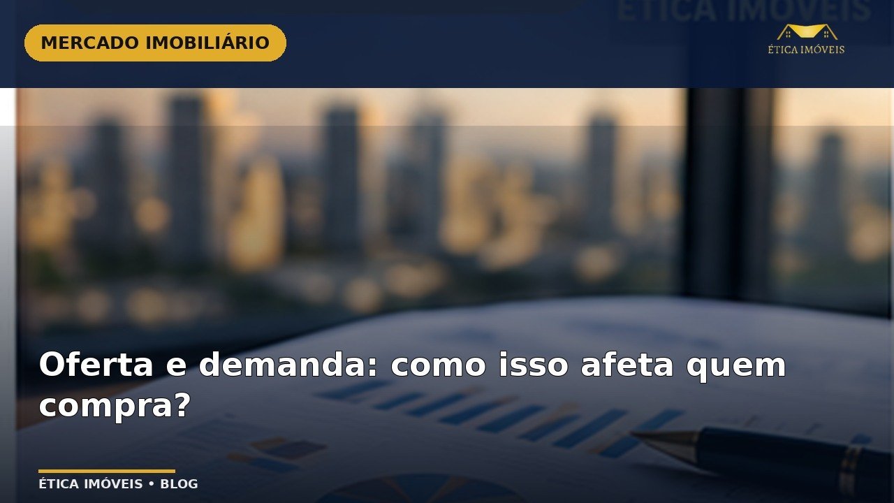 Oferta e demanda: como isso afeta quem compra? — Ética Imóveis